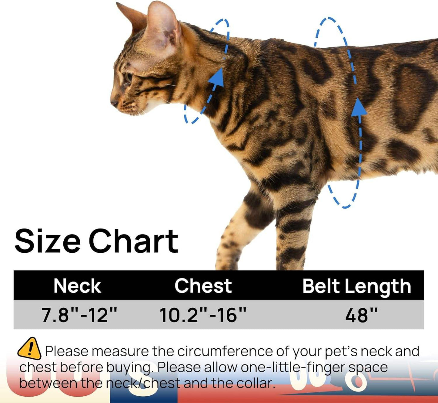 Cat Harness-Slim,Patterned