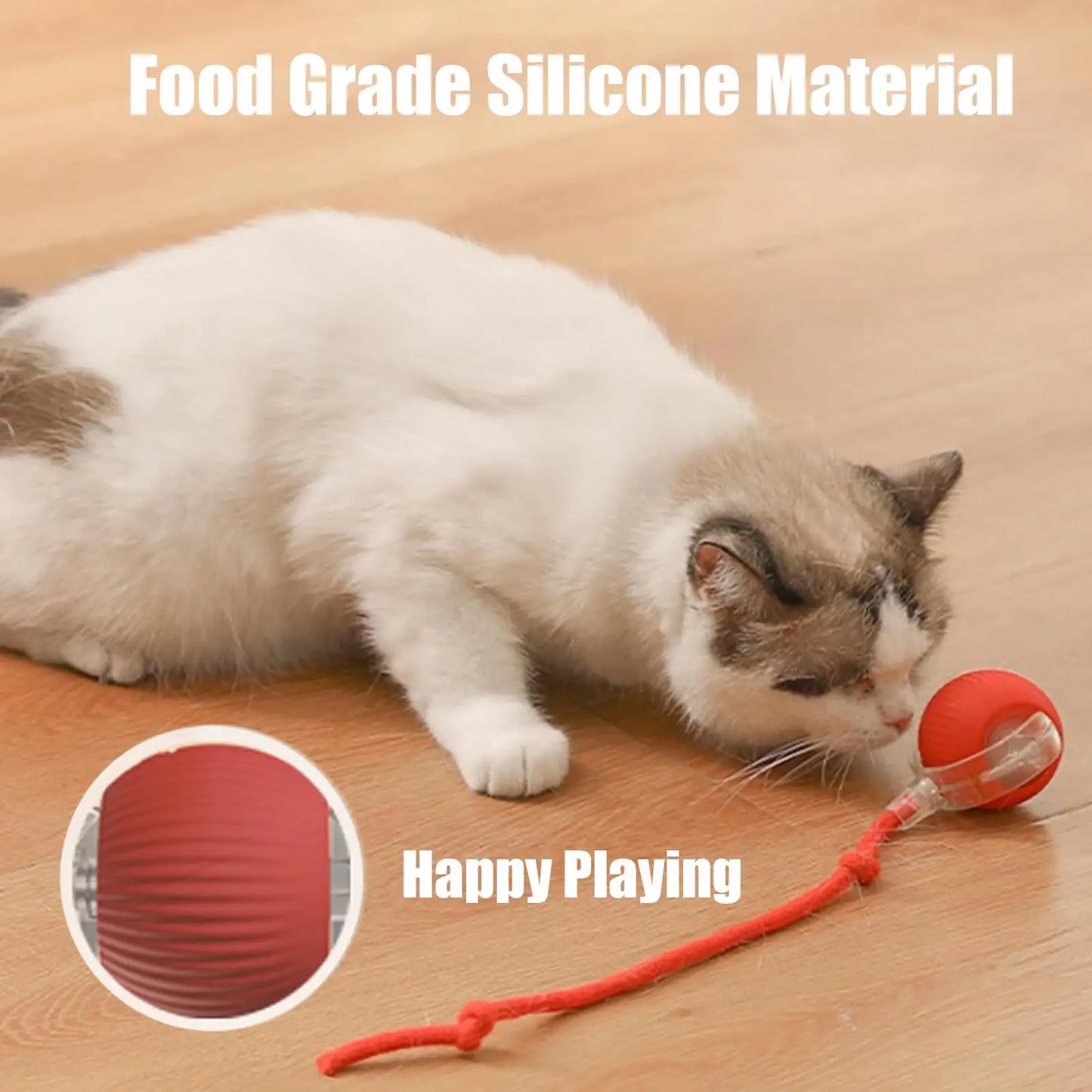 360° Smart Automatic Interactive Dog Smart Ball Toy Interactive Cat Toys Rolling Ball with USB Charger