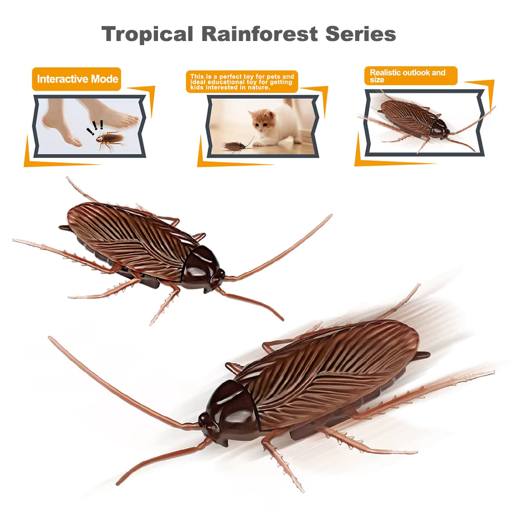 Plastic Realistic Insect Cockroach Electronic Mantis Trick Toys