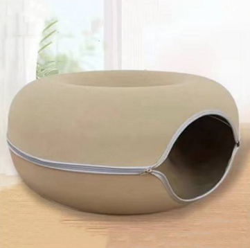 Donut Cat Tunnel Bed Pet House Donut Pet Bed