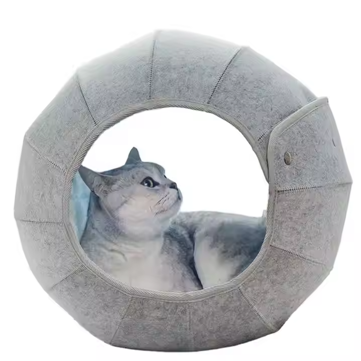 Foldable Home Cat Snail House - Washable and Portable