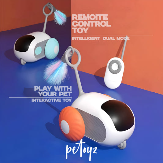 Smart Interactive Cat Remote Control Toy - USB Rechargeable for Training and Exercise