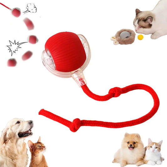 360° Smart Automatic Interactive Dog Smart Ball Toy Interactive Cat Toys Rolling Ball with USB Charger