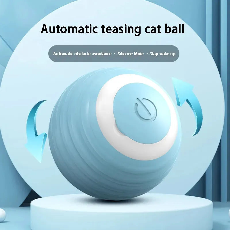 Self-Vibrating Ball with USB Rechargeable pet Exercise Chase Toy Ball Cat Smart Vibrating Balls Toys