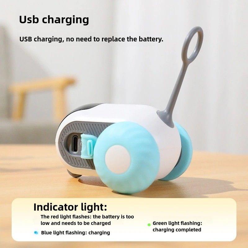 Smart Interactive Cat Remote Control Toy - USB Rechargeable for Training and Exercise